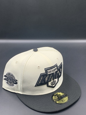 LOS ANGELES KINGS THE SILVER SEASON 25TH ANNIVERSARY NEW ERA FITTED SIZE 7 1/2
