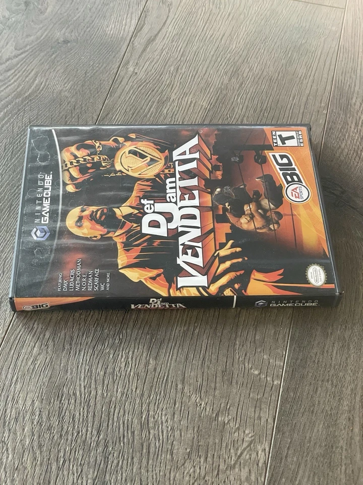 Def Jam Vendetta (Nintendo GameCube, 2003) Complete w/ Manual TESTED & WORKS - Image 2 of 4