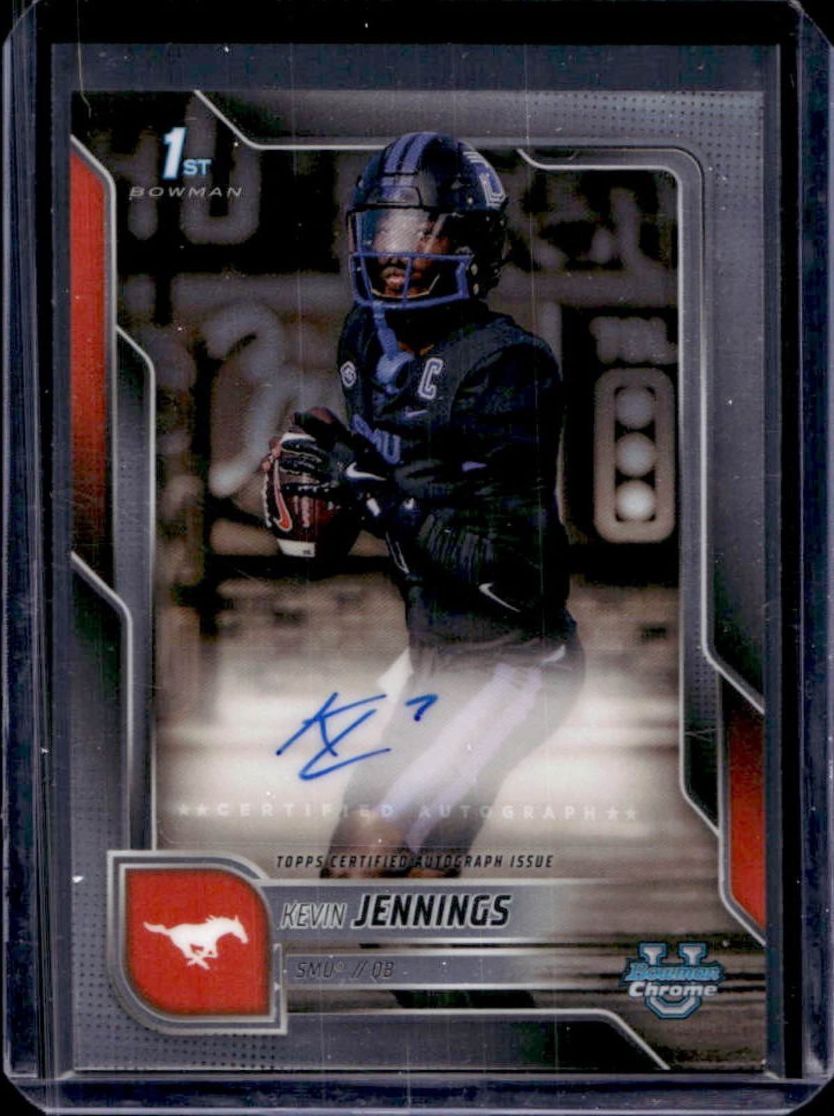 2025 Bowman Chrome U Kevin Jennings Prospect Auto #BCA-KJ Mustangs