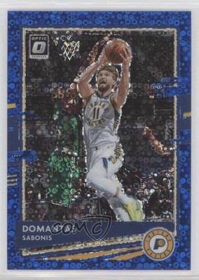 2020 Panini Donruss Optic Fast Break Blue Prizm 2/50 Domantas Sabonis #142 3hd