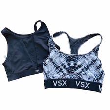 Two VSX Sport Victoria s Secret Womens Sports Bras Size Small Unpadded Wireless
