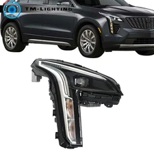 Clear Passenger Side For Cadillac XT4 2019 2020 2021 Headlight LED DRL Headlamp