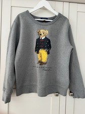 so schönes  POLO Ralph Lauren Sweatshirt Bear M 10 12 140 152
