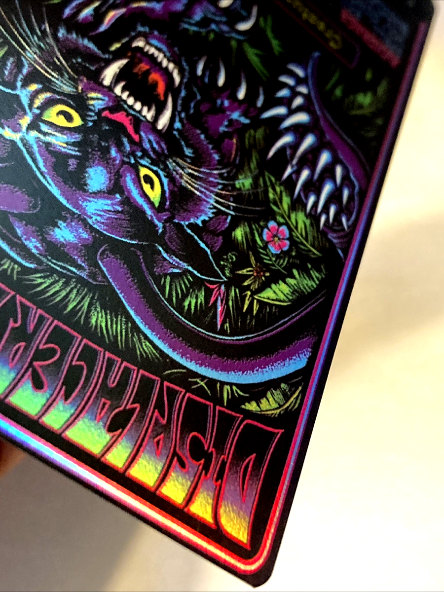 MTG Displacer Kitten (Foil) Secret Lair D&D: Black Lights & Dark