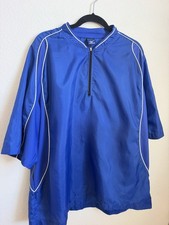 Mizuno 1/4 Zip Windbreaker Short Sleeve Pullover Size XXL