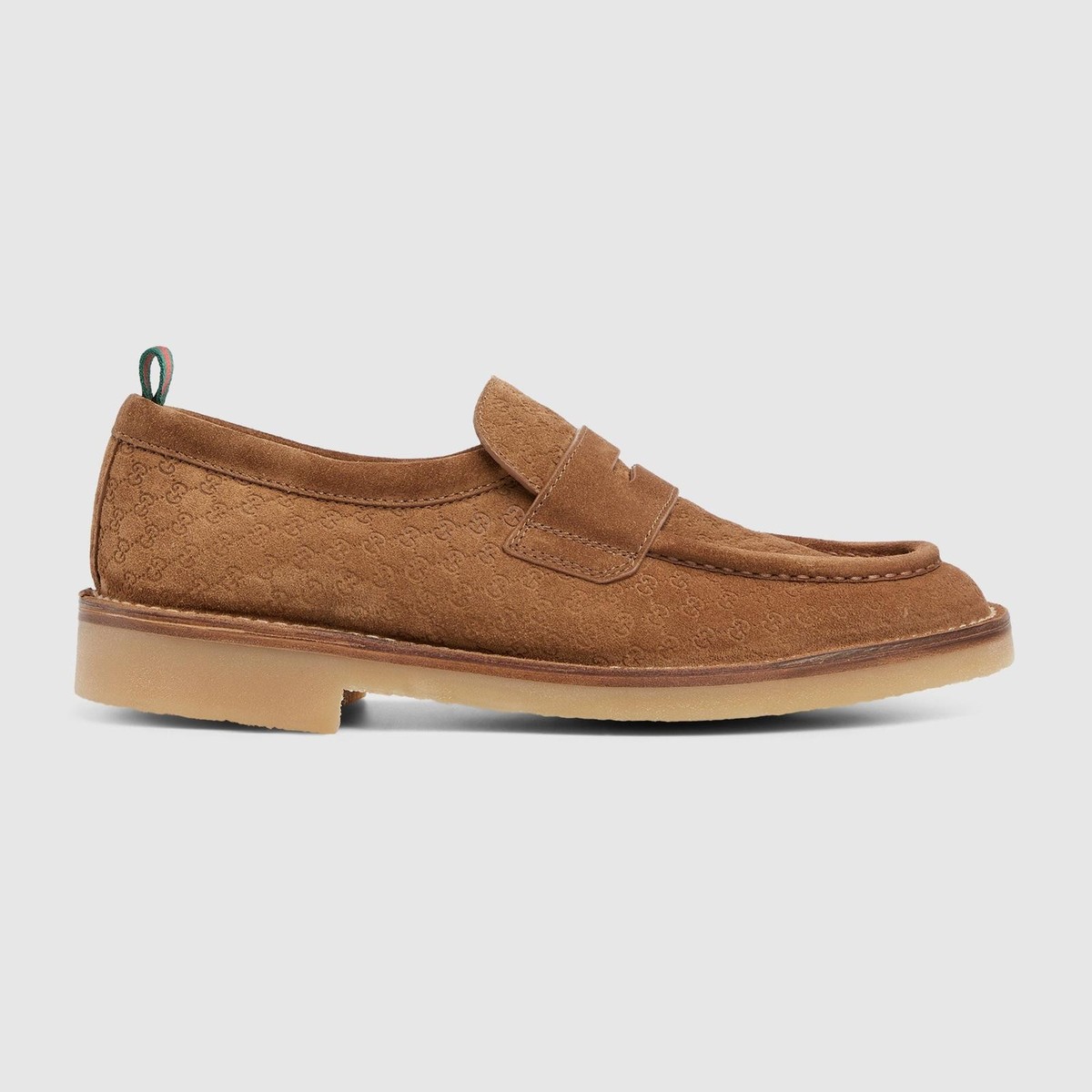 Gucci Web GG Suede Loafers (Please request your size for