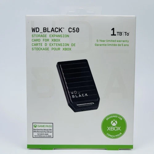 Western Digital WD_Black C50 1TB Expansion Card Game Drive - NEW SEALED!
