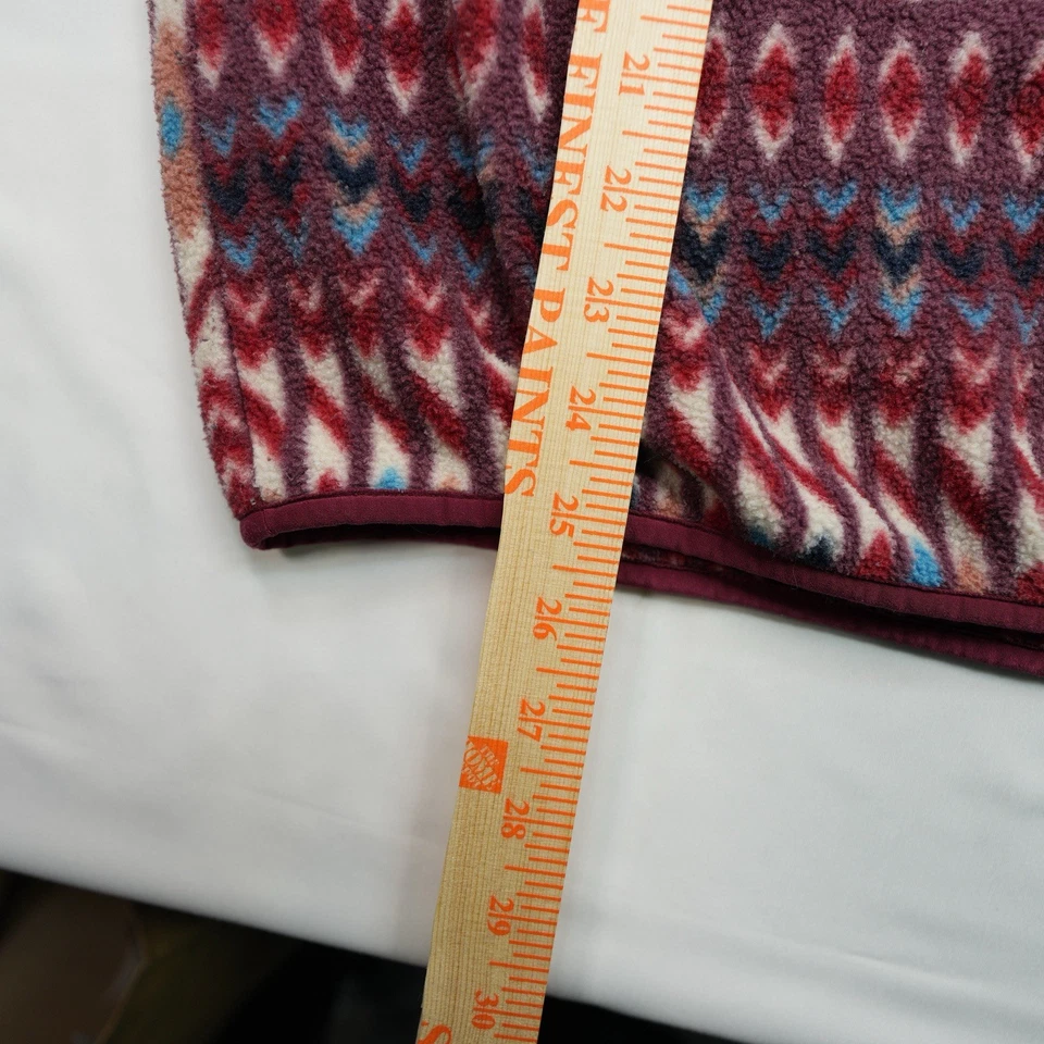 Patagonia Synchilla Kuta Klash Snap T Флис Женский Размер M Смородина Ацтекская Редкая - Изображение 3 из 4