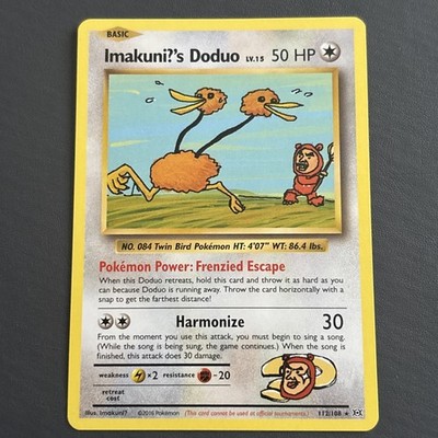Pokémon TCG Imakuni?'s Doduo 112/108 XY Evolutions Rare EN 2016 50HP