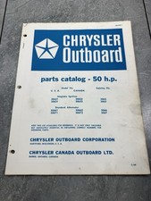 1966 Chrysler Outboard Parts Catalog 50 Hp Ob 888-1 Oem