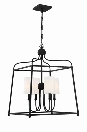 Crystorama Lighting - Sylvan - 4 Light Chandelier-29.75 Inches Tall and 21.5 - Picture 1 of 4