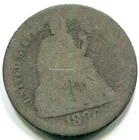 1886 Seated Liberty Silver Dime !!