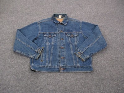 Levis Jacket Mens M Blue Denim Vintage Trucker 90s Jean Workwear 70507 4886