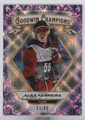 2025 Upper Deck Goodwin Champions Purple Diamond 63/99 Alex Ferreira #67 g7c