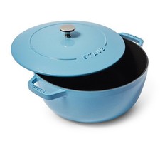 STAUB Cast Iron Dutch Oven 5 qt , 10.25in Rou...