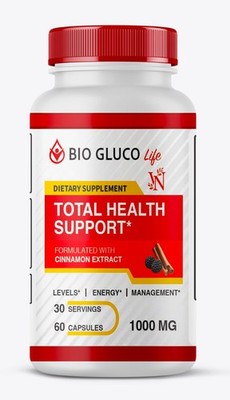 Bio Gluco Life Blood Health Support Dietary Supplement 60 Capsules BioGluco Life