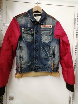 DSQUARED2 Denim Down Jacket 72BN020 Used