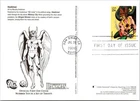 Dr Jim Stamps Fdc Fleetwood 24C Pre Stamped Card Dc Super Heroes Hawkman