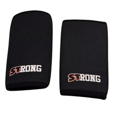 STrong Black Knee Sleeves by Mark Bell - Black 7mm thick neoprene supports
