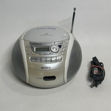 Vintage Sony CFD-E95 AM/FM Radio Cassette Not Working AS-IS No Remote