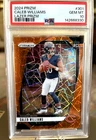 2024 PANINI PRIZM LAZER PRIZM #301 CALEB WILLIAMS PSA 10