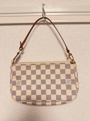 Louis Vuitton Pochette Accessoires NM Damier Azur N41207 | eBay