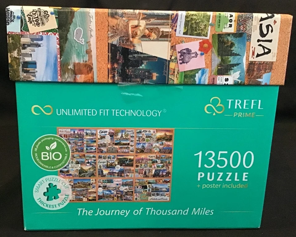 Trefl ~ Puzzle 13,500 Pieces ~ The Journey of Thousand Miles ~ New ~ OEJ - Image 3 of 4
