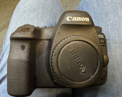 Canon EOS 6D Mark II 26.2MP Digital SLR Camera - Black (Body Only)
