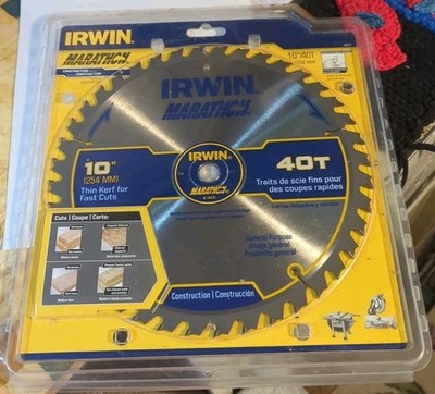 Irwin Marathon Construction Series 10''/40T (254 MM) Saw Blade
