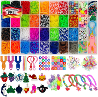 Delycazy 2500+ Loom BäNder Set, Loom BäNder ArmbäNder Selber Machen Armband | Mi