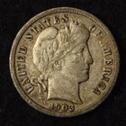 1903-P 10C BARBER DIME SILVER US COIN