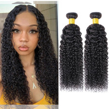 Viyaviya Kinky Curly Human Hair Bundles Unprocessed Brazilian Virgin Human Hair