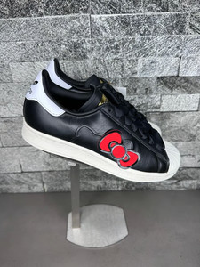 adidas gazelle silver green womens adidas Kids' Grade School Hello Kitty Superstar Shoes, Size 6.5, Black/White/Red