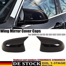 LR Schwarz Spiegelkappen Au�enspiegel F�r BMW X3 G01 X4 G02 X5 G05 X6,G06 X7 G07