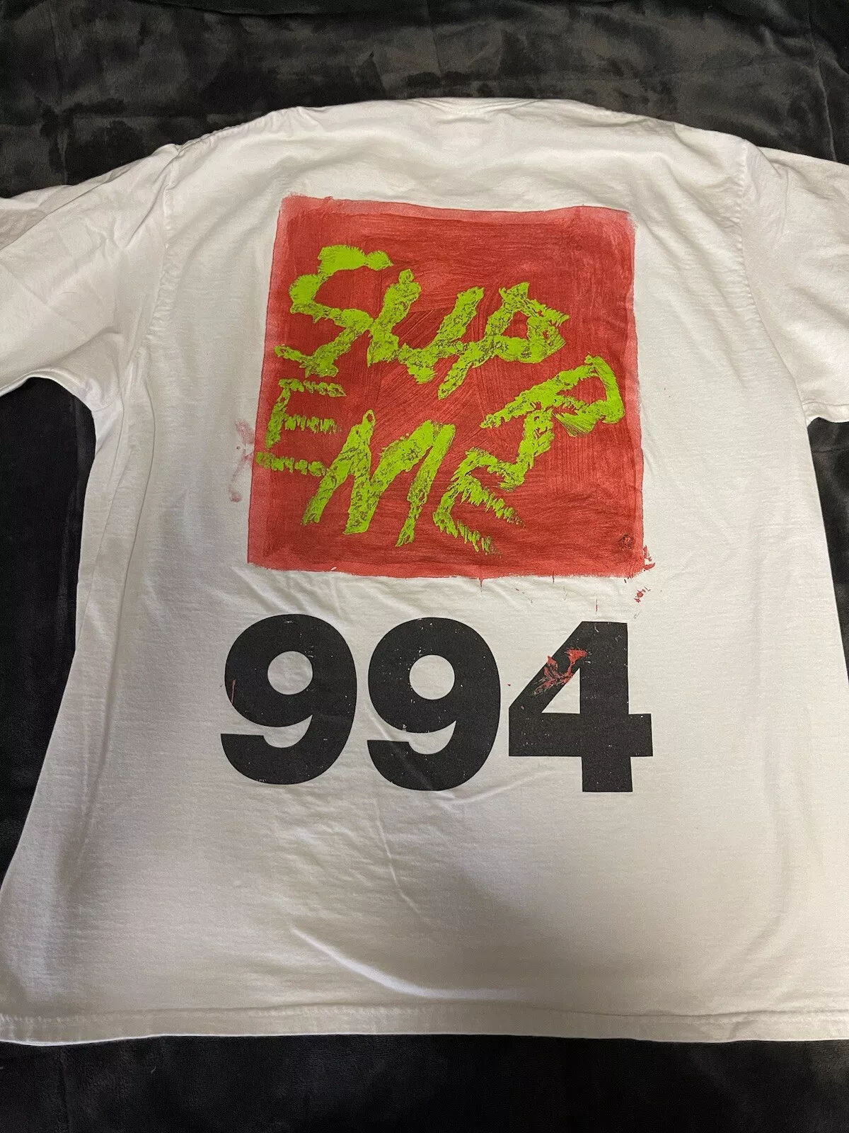 SUPREME Supreme 24ss Paint Tee 994 Paint T shirt XL blanc