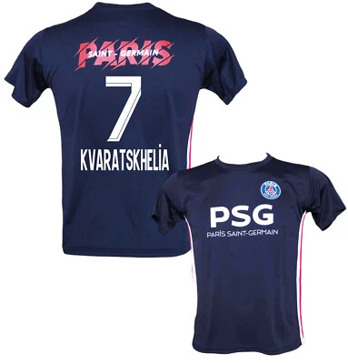 MAGLIA PSG KVARATSKHELIA 7 PRODOTTO UFFICIALE - PARIS SAINT GERMAIN