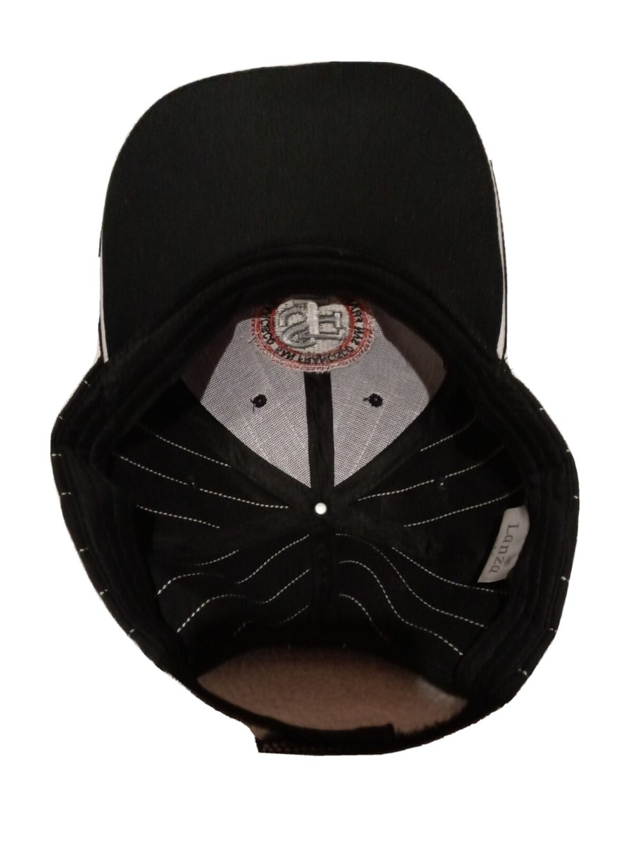 San Francisco Lanza USA Black and White Pinstriped Hook N Loop