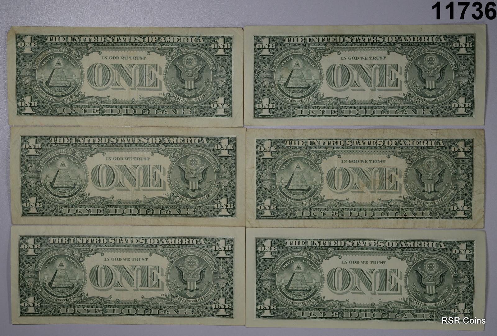 LOT OF 10 STAR * NOTE FEDERAL RESERVE VF-XF! #11736 | eBay