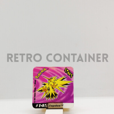 NINTENDO POKEMON STAKS PANINI 2002 Karte Magnet Serie 1 - # 145 Zapdos