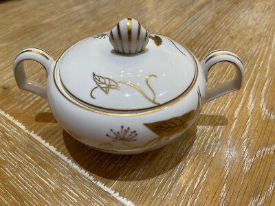 Kent China Spring Willow Lidded Sugar Made in Japan Vintage Discontinued 