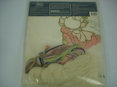 Vintage Paragon Precious Moments Picture Needlepoint Kit Multi