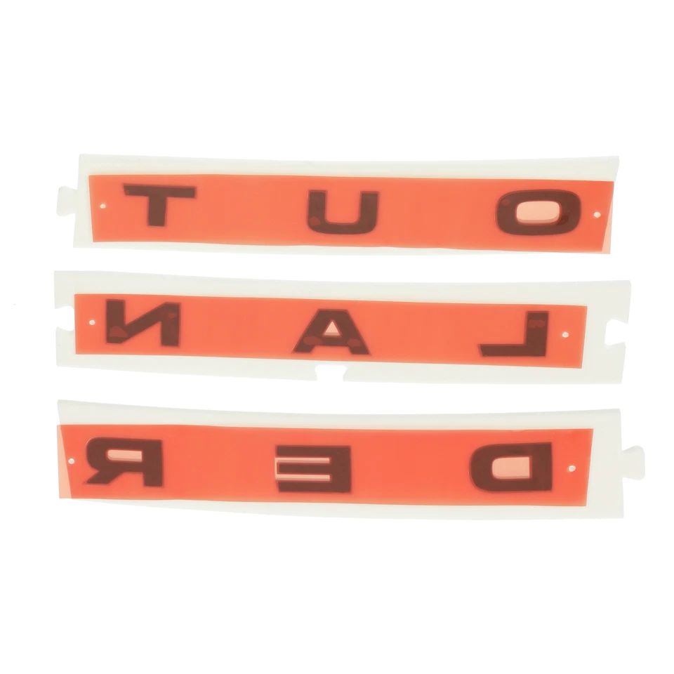 OEM 2022-2023 genuino Mitsubishi Outlander cromo satinado capó emblema MZ553024EX Foto 3 de 4