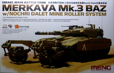 MENG TS-005- 1:35 MERKAVA Mk.3 BAZ w/ Nochri Dalet Mine Roler System