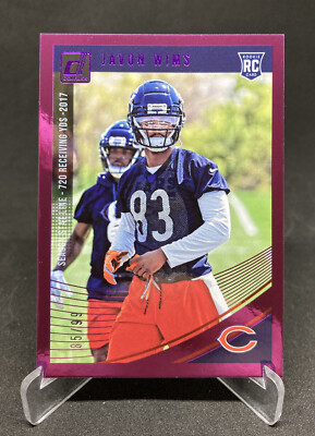 2018 Panini Donruss Javon Wims Rookie Press Proof Purple /99 Chicago Bears