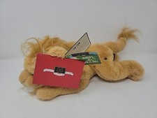 FAO Schwarz 2013 Lion African Plush 20" Toy Stuffed Animal Soft Tan New With Tag