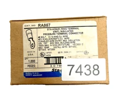 Thomas & Betts Sta-kon RA857 Ring Terminal/ Pack of 1000