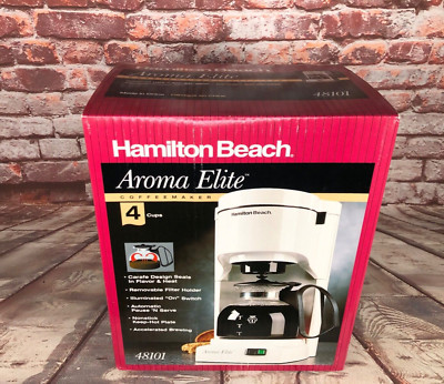 Hamilton Beach Aroma Elite 4-cup coffee maker 48101 Vintage Rare