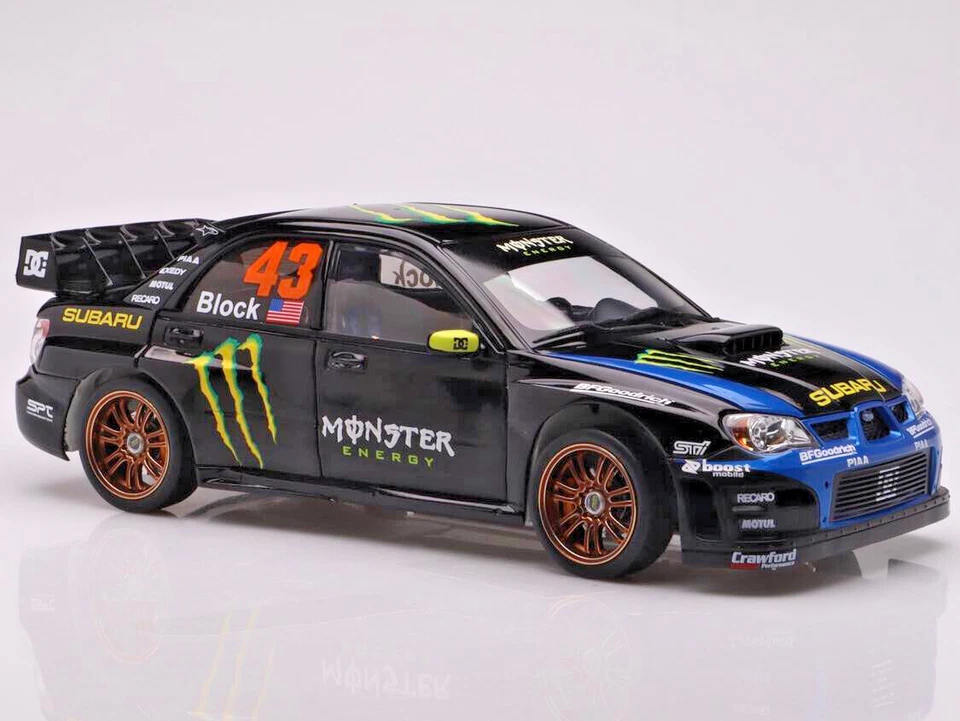 Subaru Impreza WRC06 Ken Block Monster Energy, ech.1:18 long. 25cm,neuve - Photo 2/4