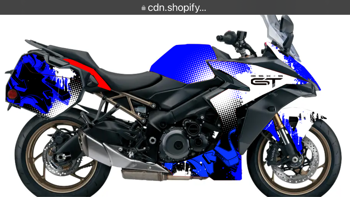 Suzuki GSX 1000 GT custom vinyl wrap | eBay