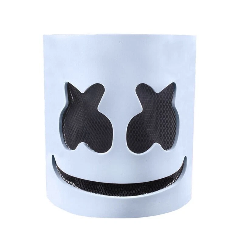 MARSHMALLOW DJ LED Festival de Música Casco Cabeza Completa Iluminar Juegos con disfraces Máscara Divertida Foto 2 de 4